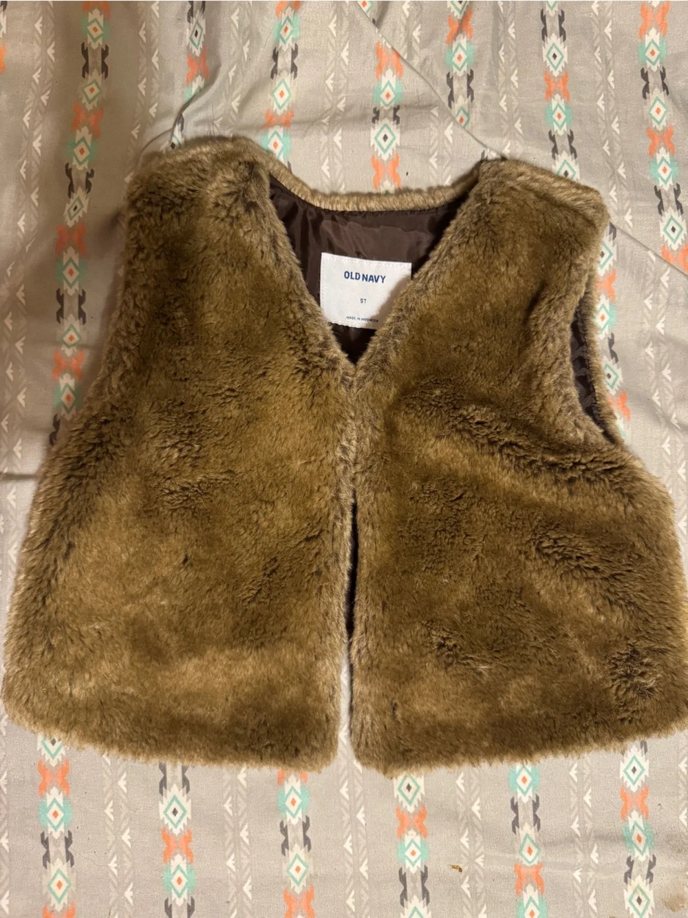 Old Navy Brown Vest Jacket